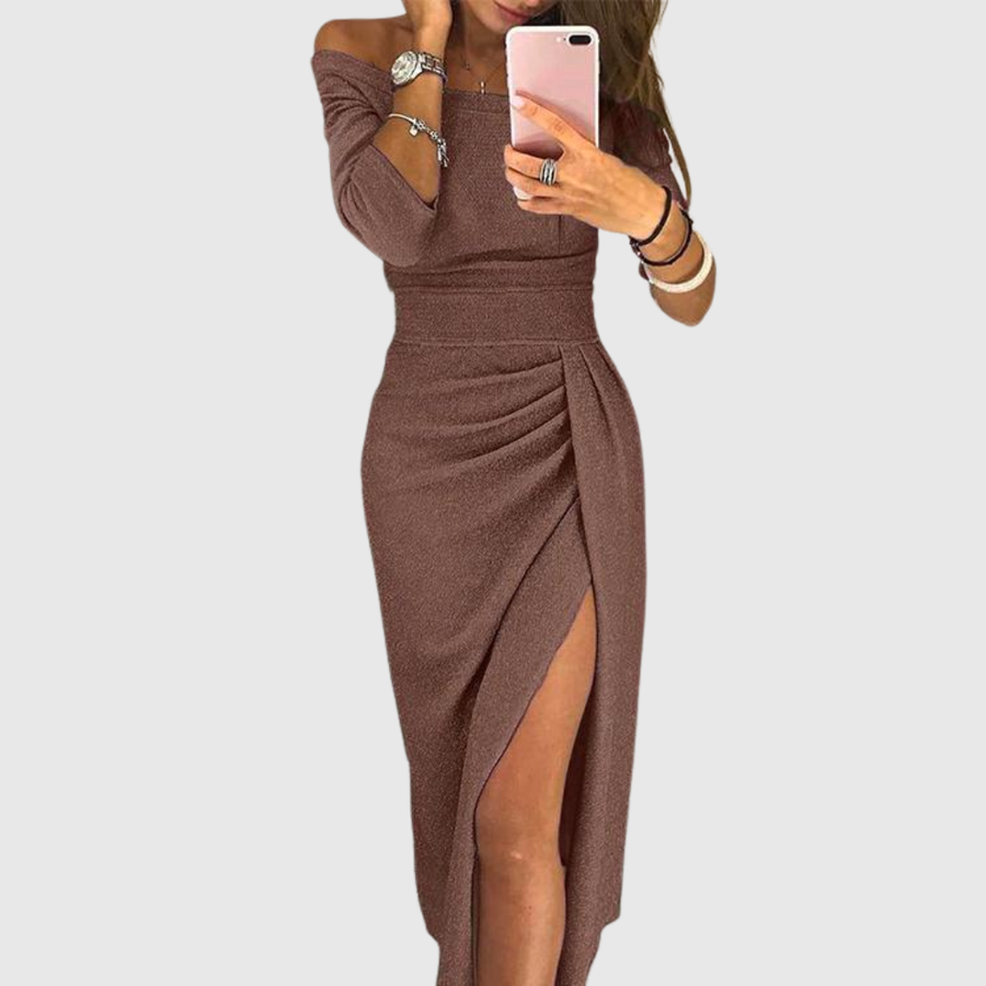 Aldeia das Dez – Vestido Longo com Decote Halter