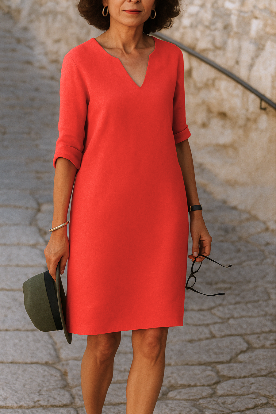 Junqueira do Douro – Vestido com Decote em V