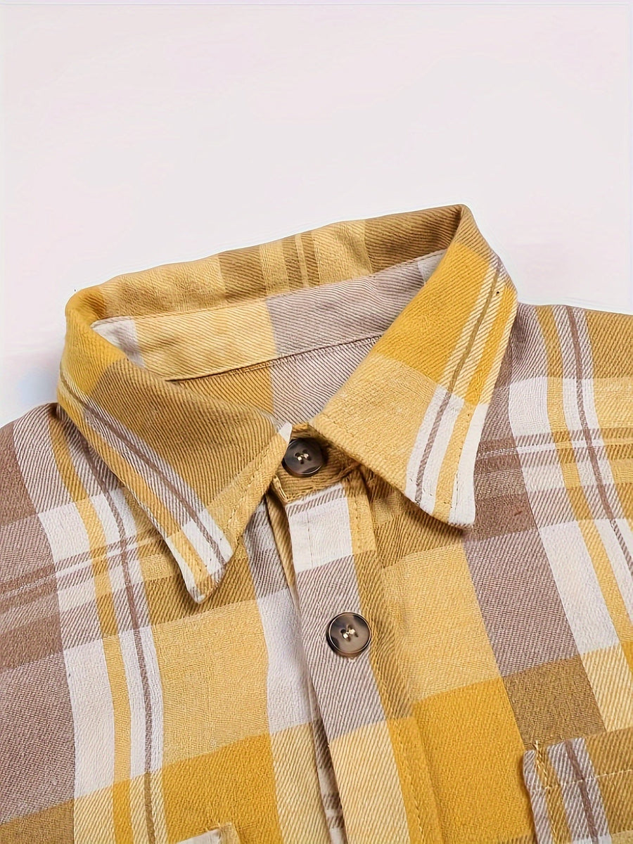 Constantim – Camisa de Xadrez de Manga Comprida