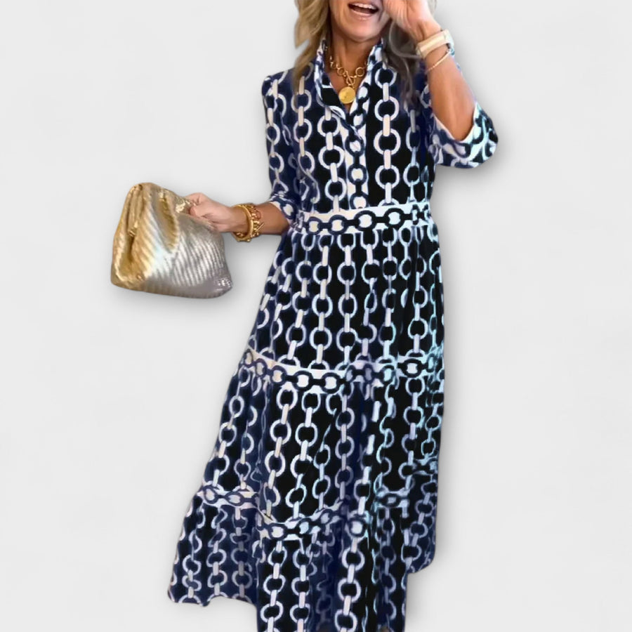 Póvoa de Varzim – Vestido Midi com Correntes
