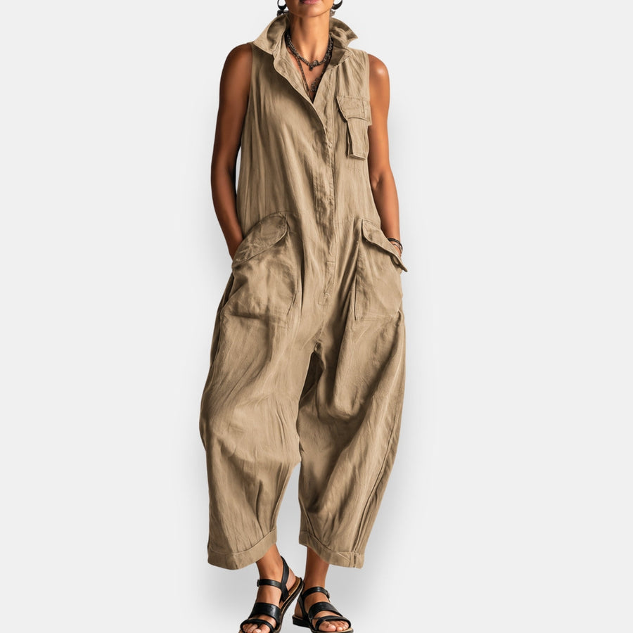 Vilarelho – Macacão Oversize com Bolsos