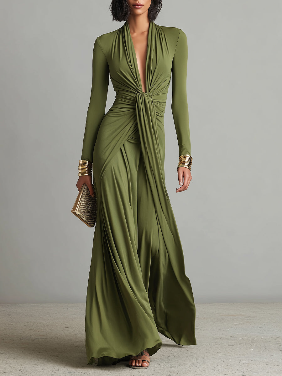 Paços de Ferreira – Vestido Maxi de Seda