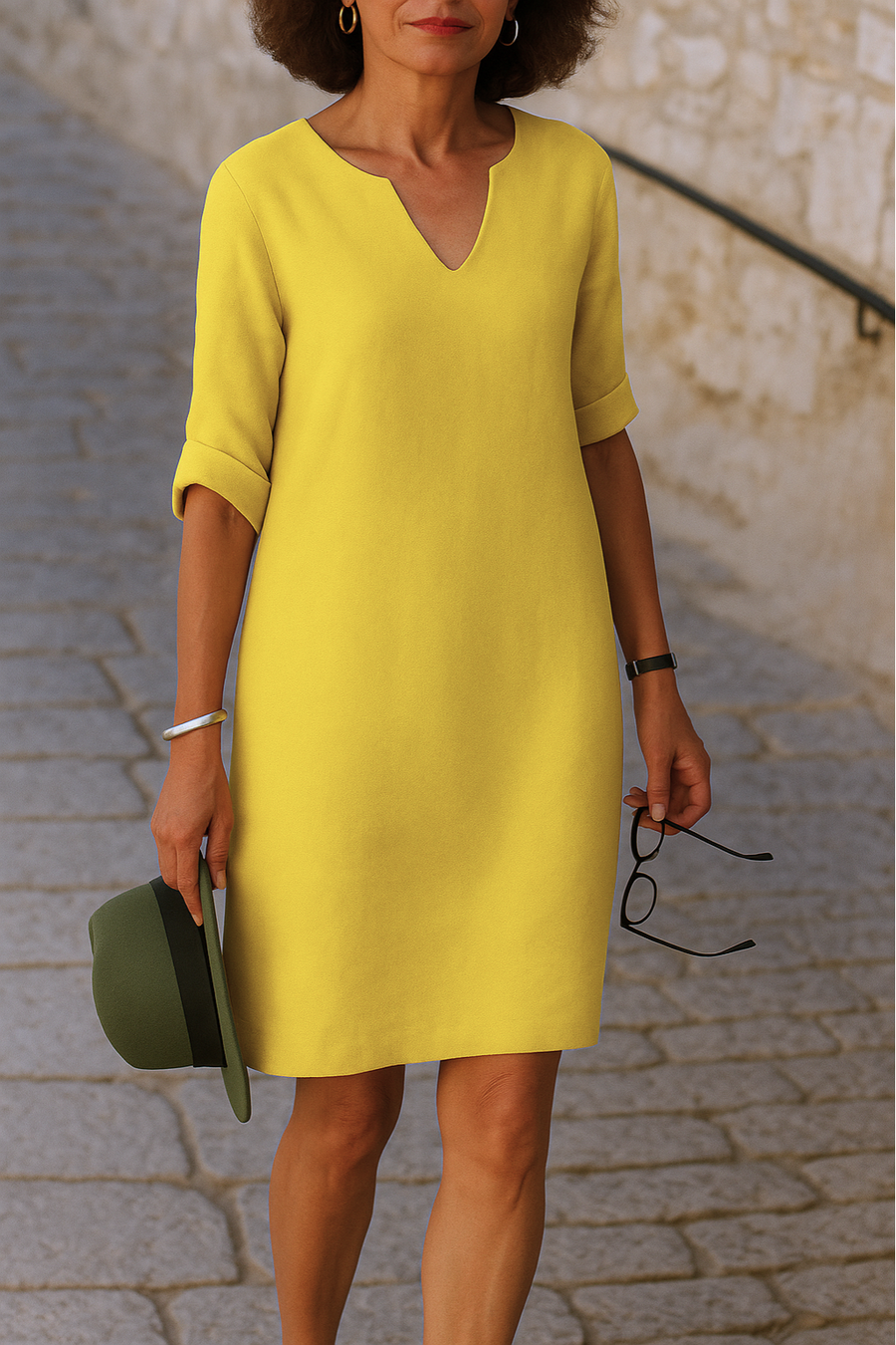 Junqueira do Douro – Vestido com Decote em V