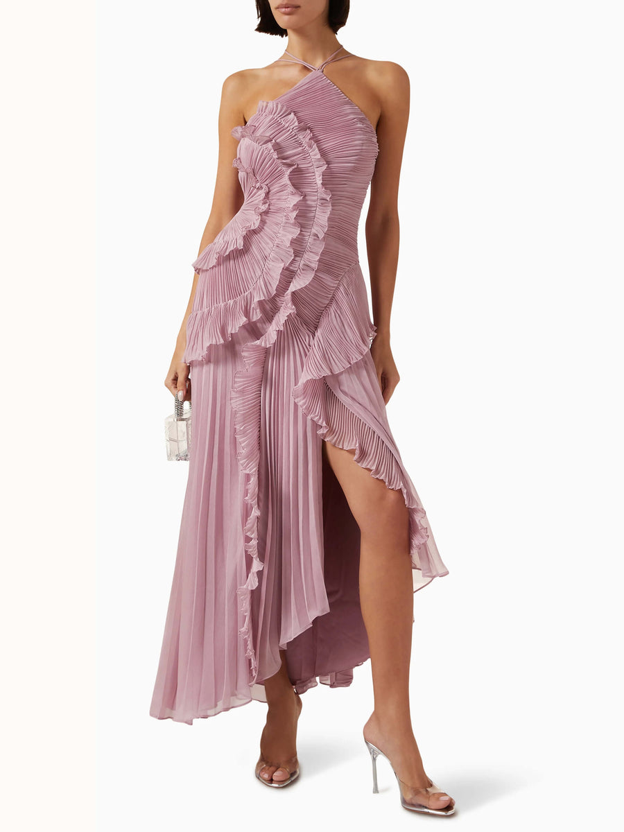 Sarzedas – Vestido Longo com Laço nas Costas