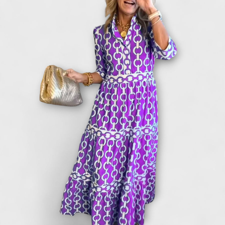 Póvoa de Varzim – Vestido Midi com Correntes