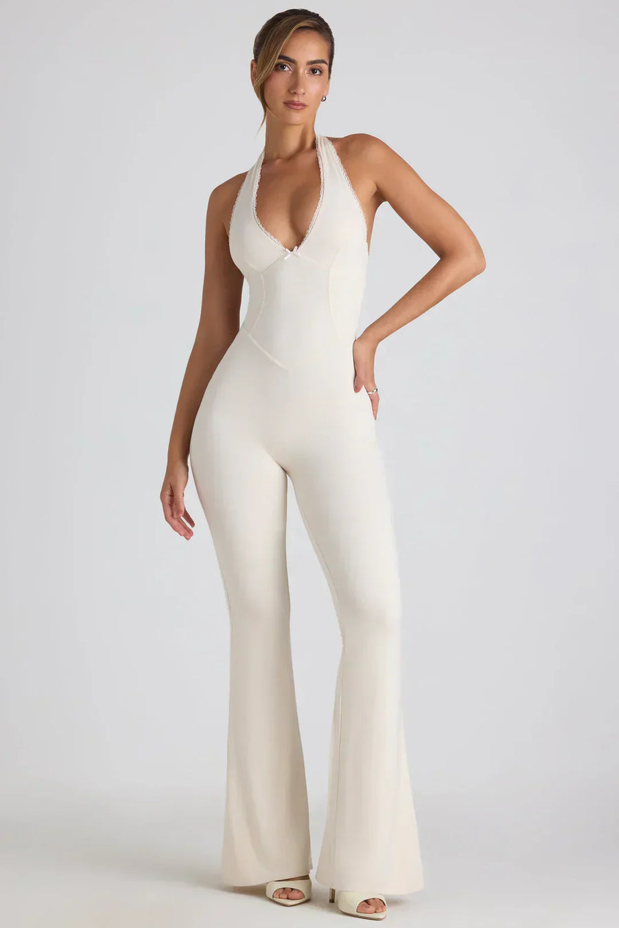 Moimenta – Macacão Justo de Pernas Largas