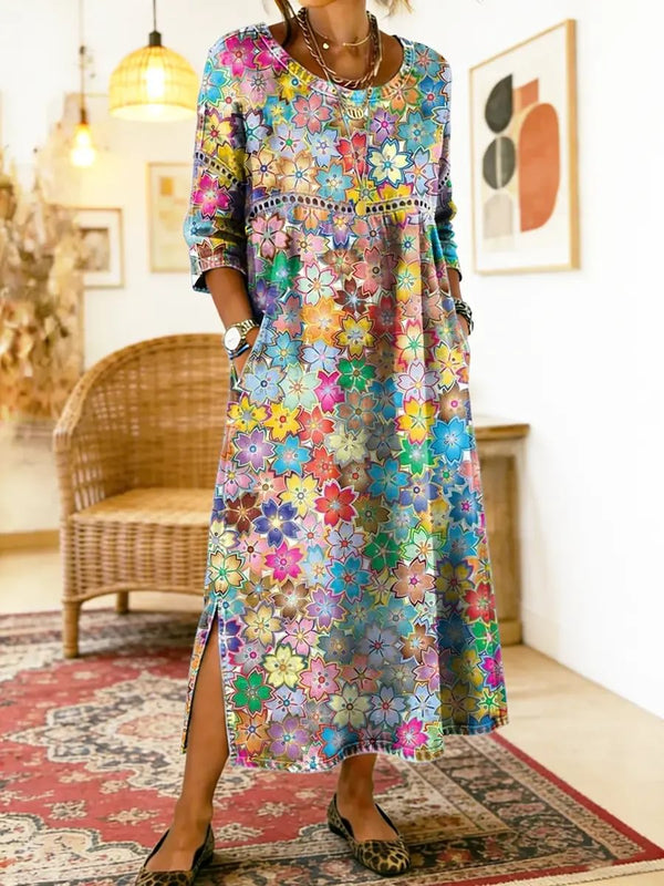 Fão – Vestido Estampado Colorido
