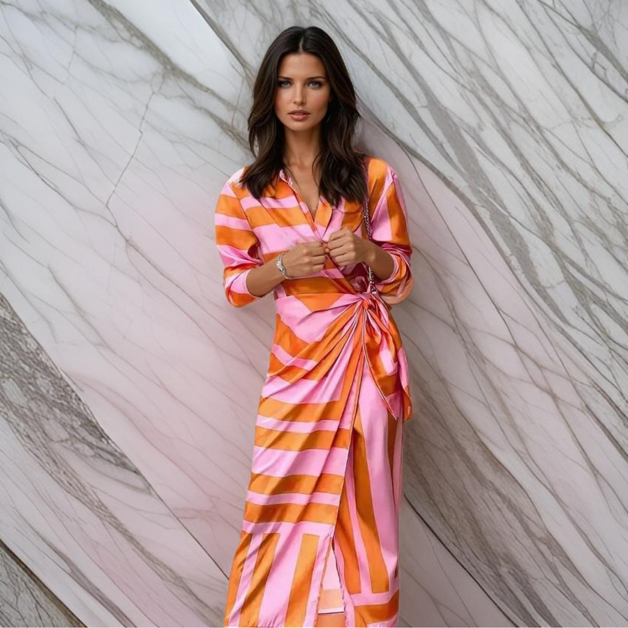 Proença-a-Velha – Vestido Envelope Estampado