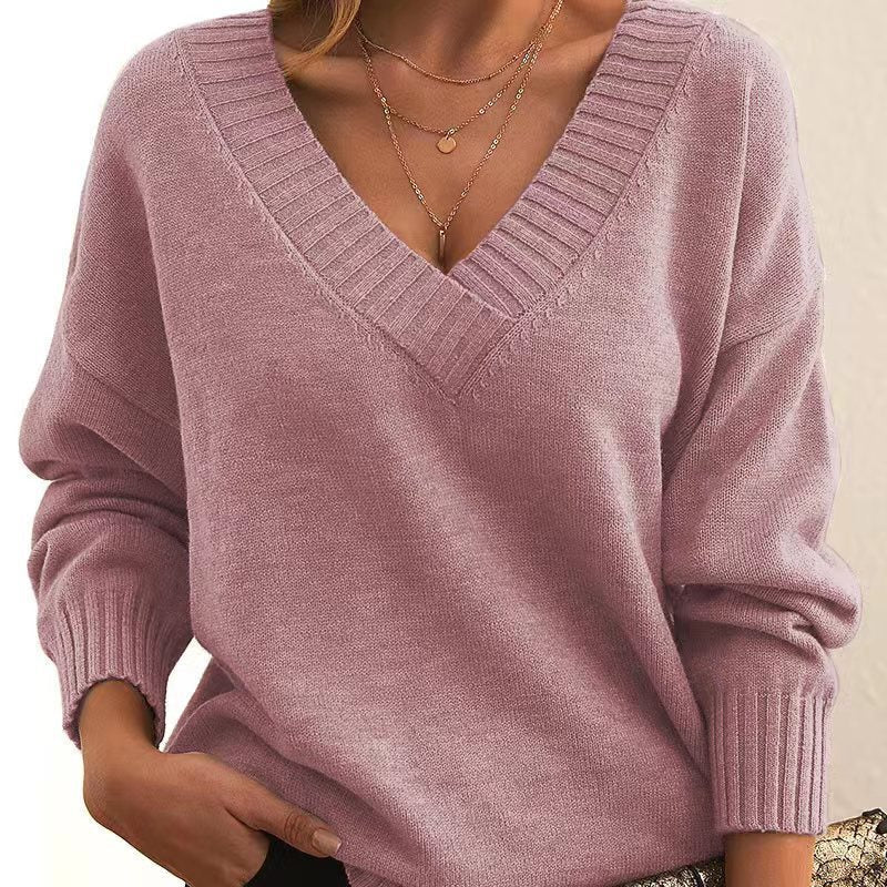 Mina de São Domingos – Camisola de Malha com Decote em V