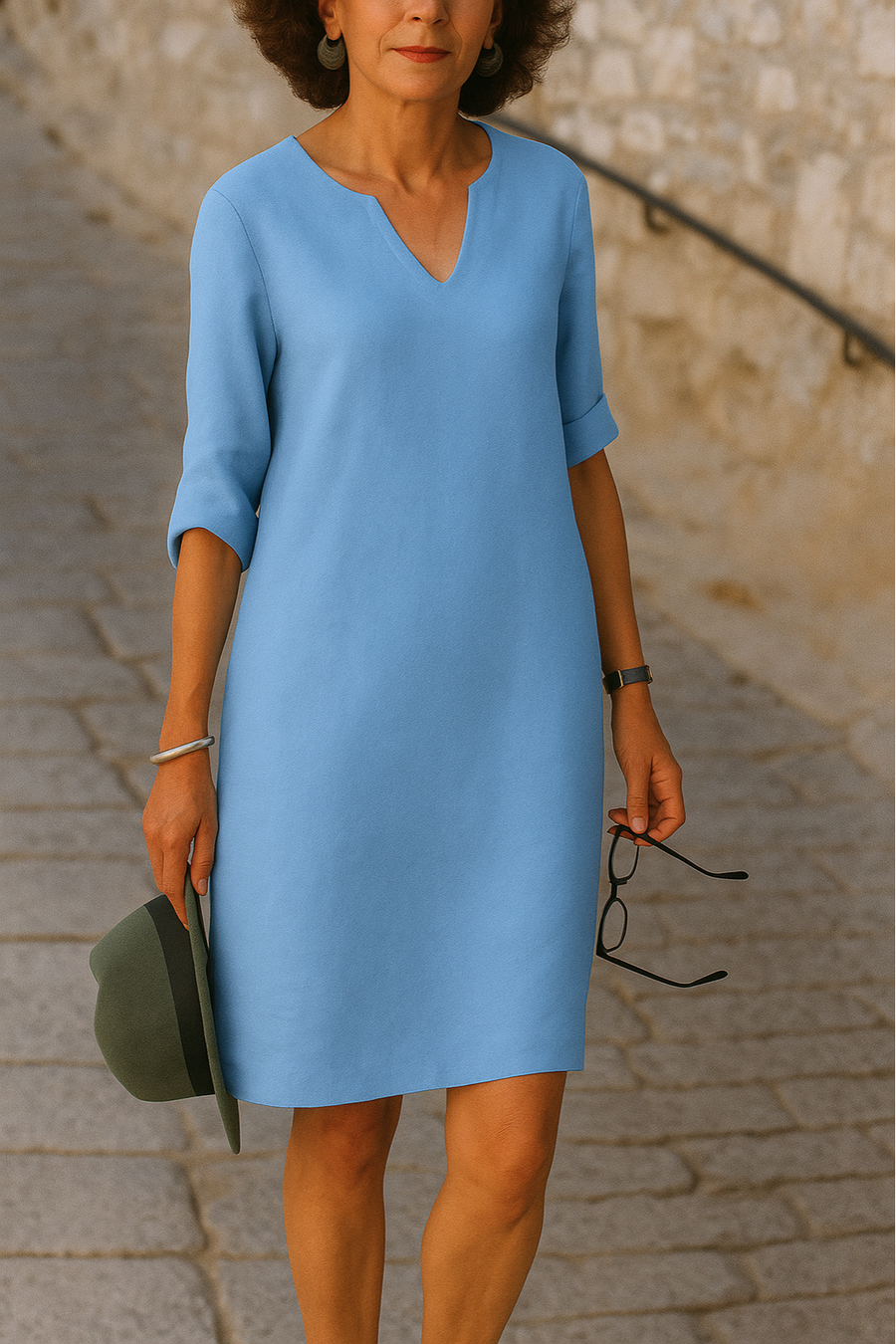 Junqueira do Douro – Vestido com Decote em V