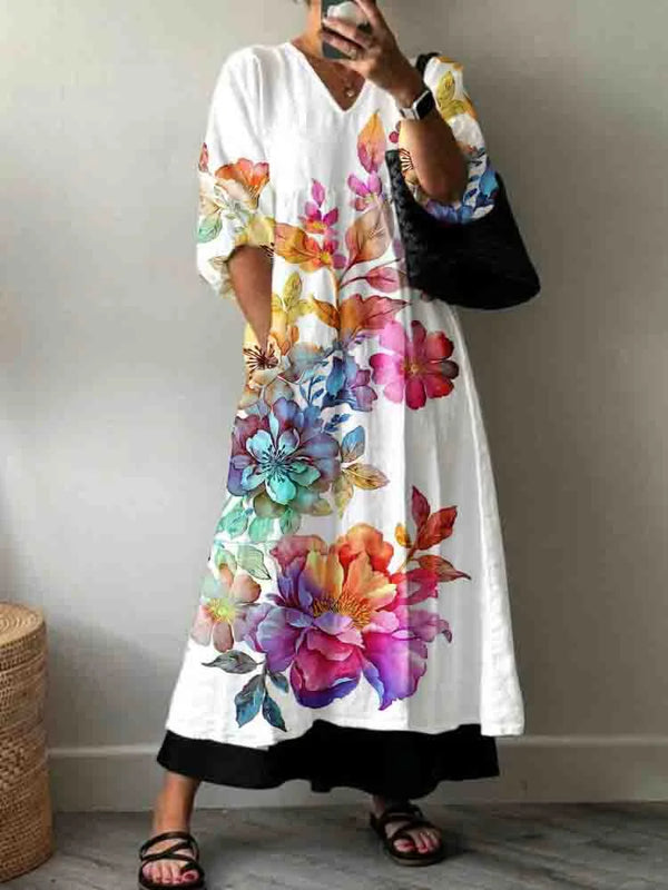 Porches – Vestido Floral Descontraído