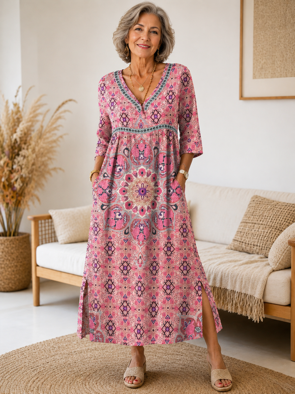 Moledo – Vestido Estampado Descontraído