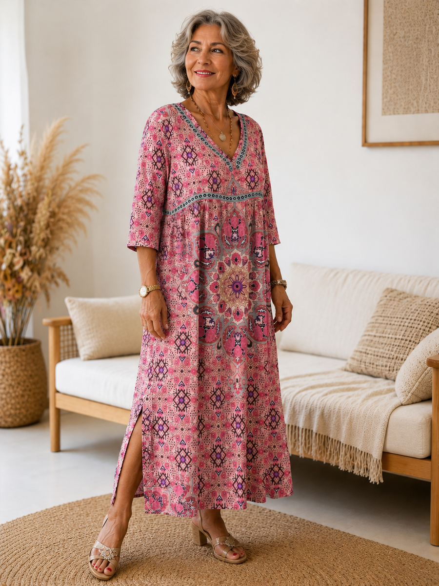 Moledo – Vestido Estampado Descontraído