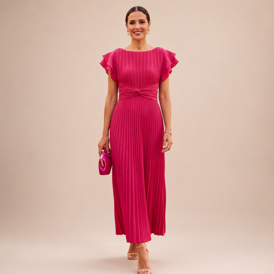 Régua – Vestido Maxi Plissado