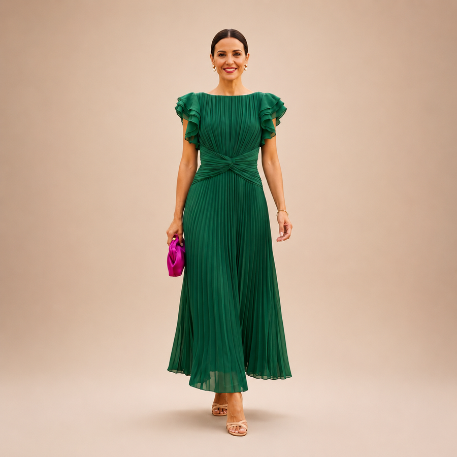 Régua – Vestido Maxi Plissado