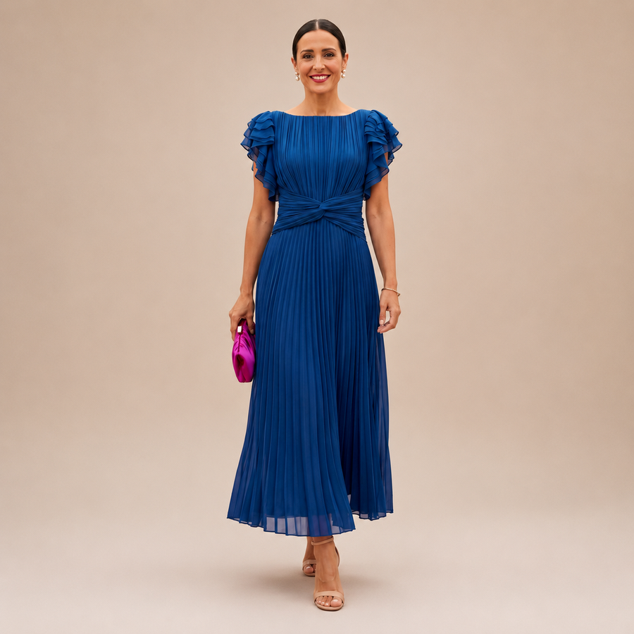 Régua – Vestido Maxi Plissado