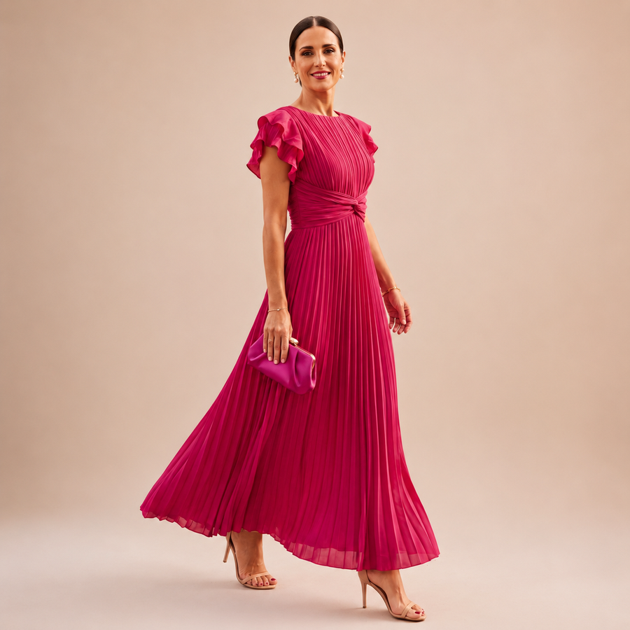 Régua – Vestido Maxi Plissado