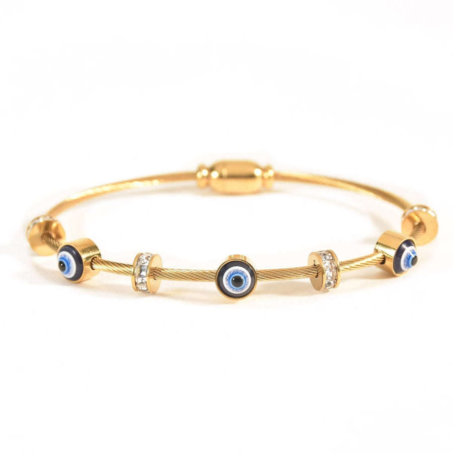Faial – Pulseira Olho Grego com Cristais