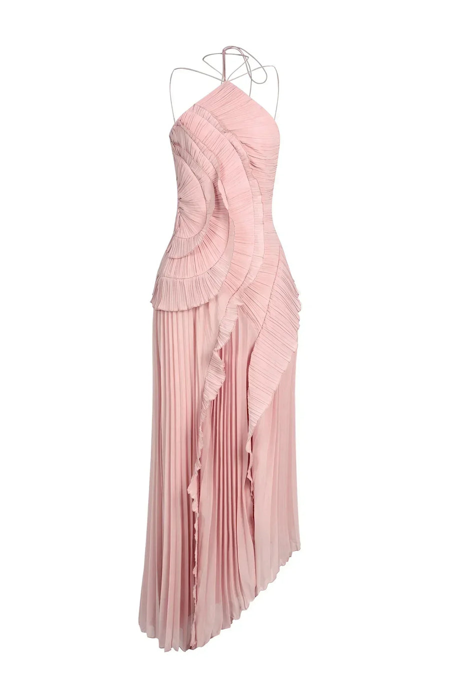 Angra – Vestido Maxi de Folhos