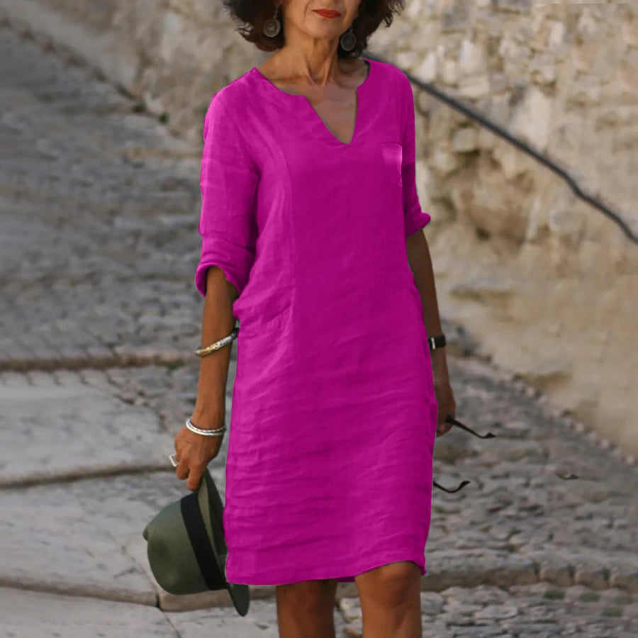 Vilarinho de São Romão – Vestido de Linho Natural