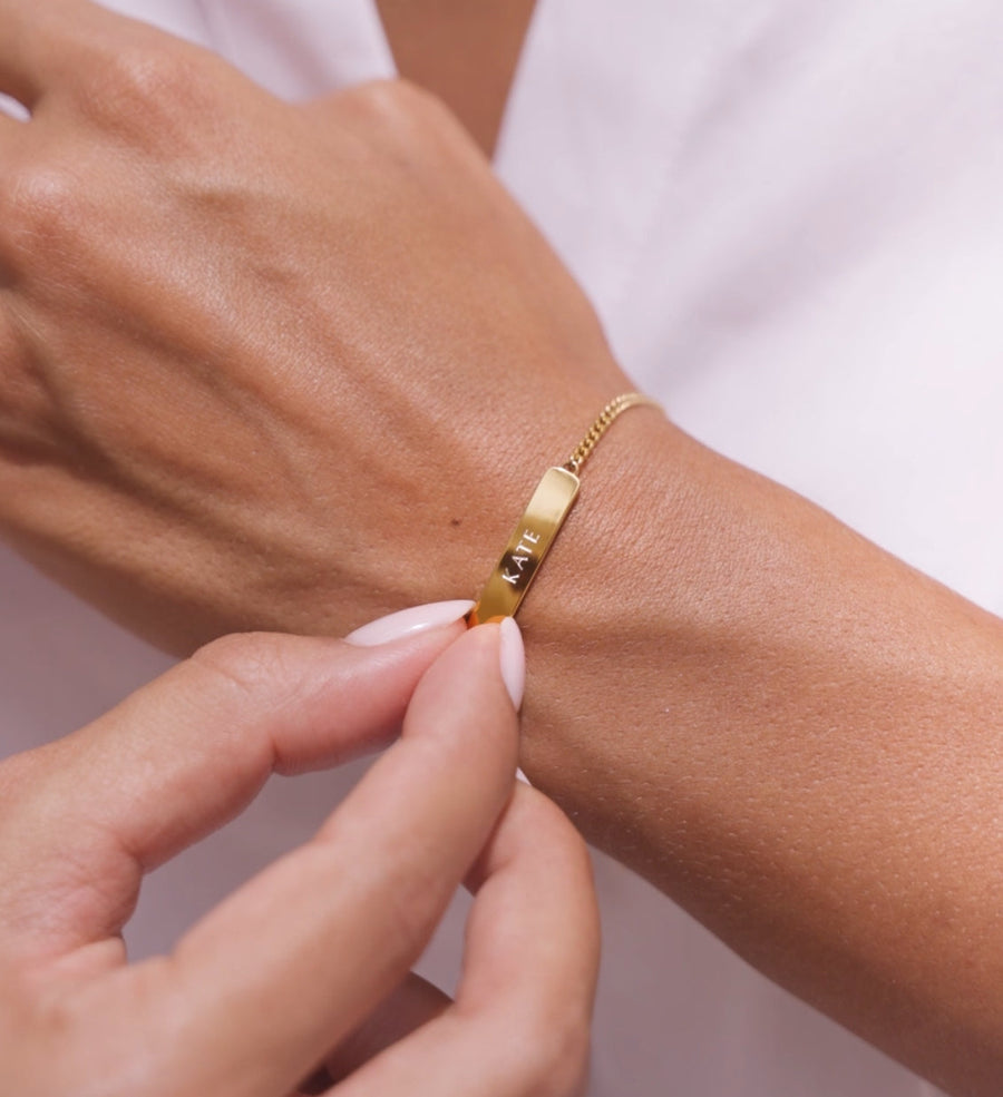 São Jorge – Conjunto Colar e Pulseira Gravável