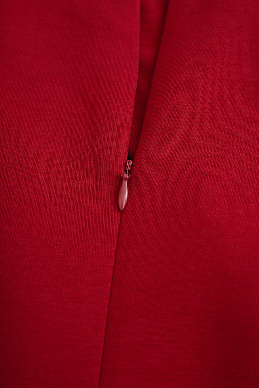 Trigaches – Vestido Midi Bordô sem Mangas