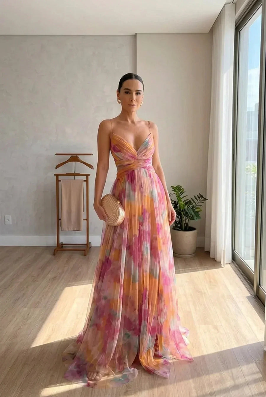 Ficalho – Vestido Longo Floral
