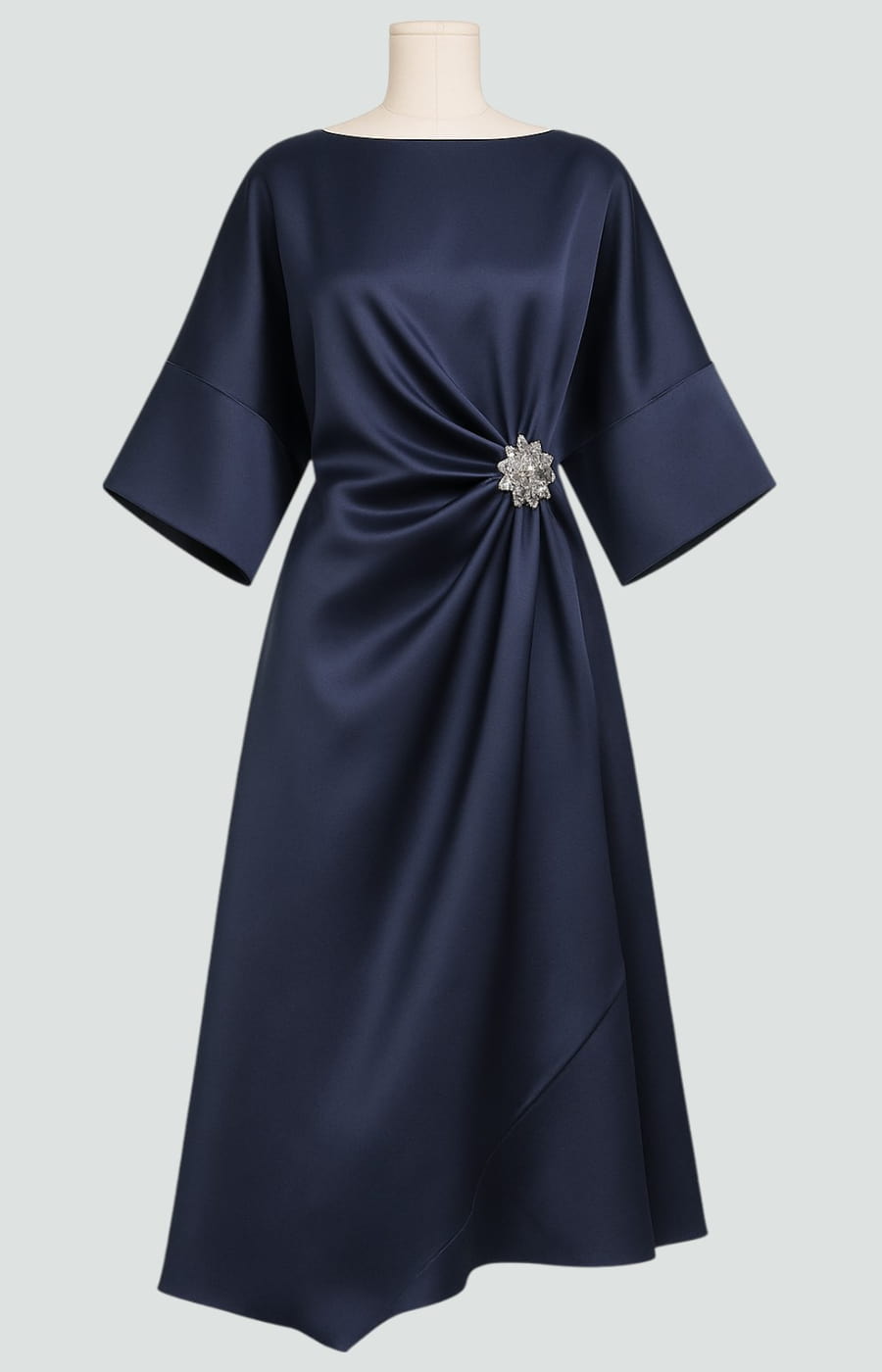 Sarzedo – Vestido Longo com Decote Canoa