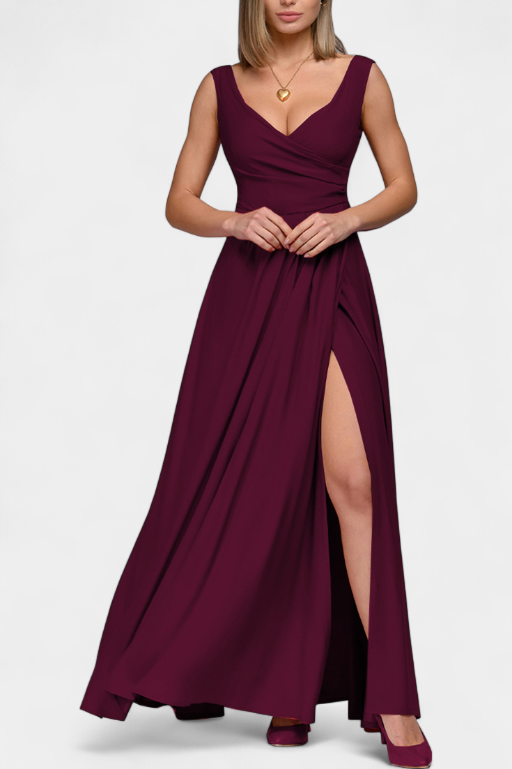 Sernancelhe – Vestido Maxi Drapeado