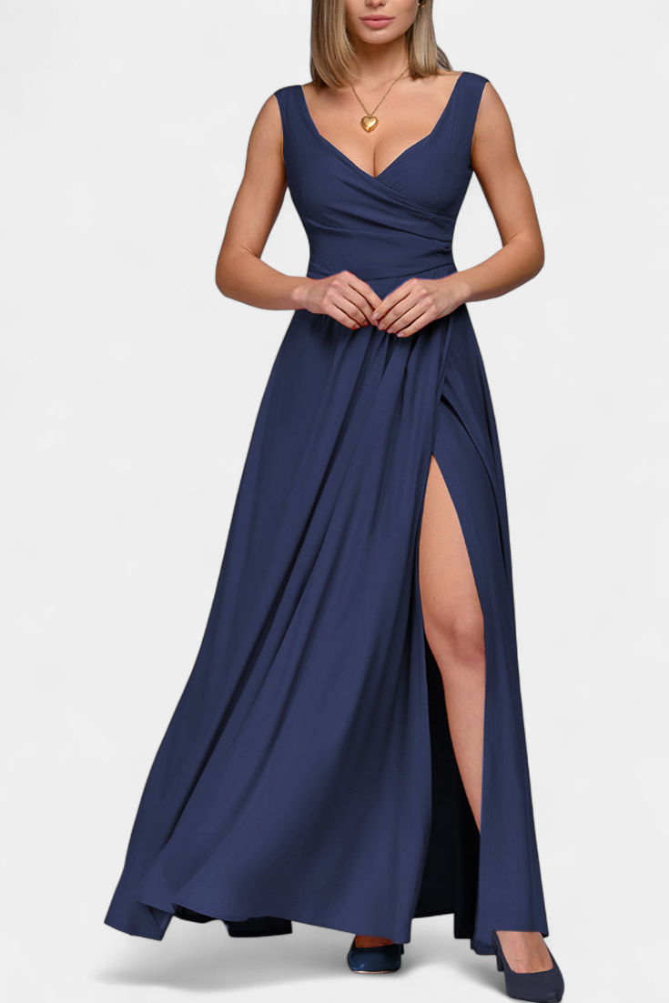 Sernancelhe – Vestido Maxi Drapeado