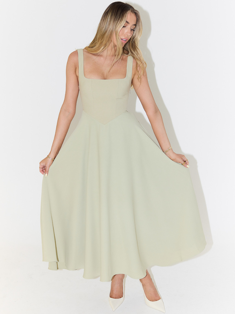 Sendim da Serra – Vestido com Decote Ombro a Ombro