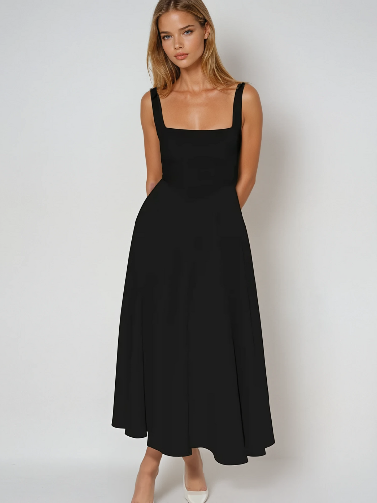 Sendim da Serra – Vestido com Decote Ombro a Ombro