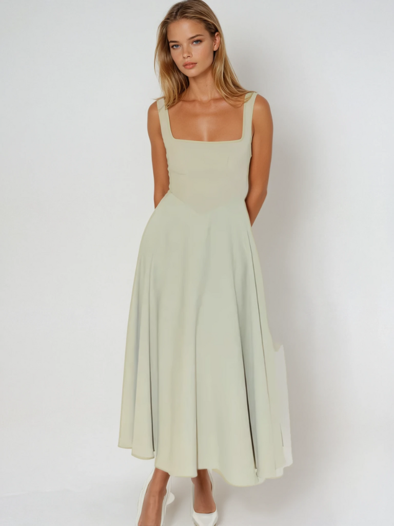 Sendim da Serra – Vestido com Decote Ombro a Ombro