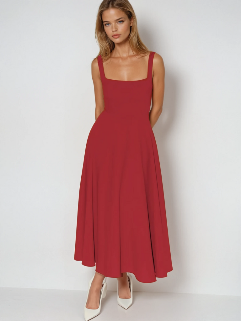 Sendim da Serra – Vestido com Decote Ombro a Ombro