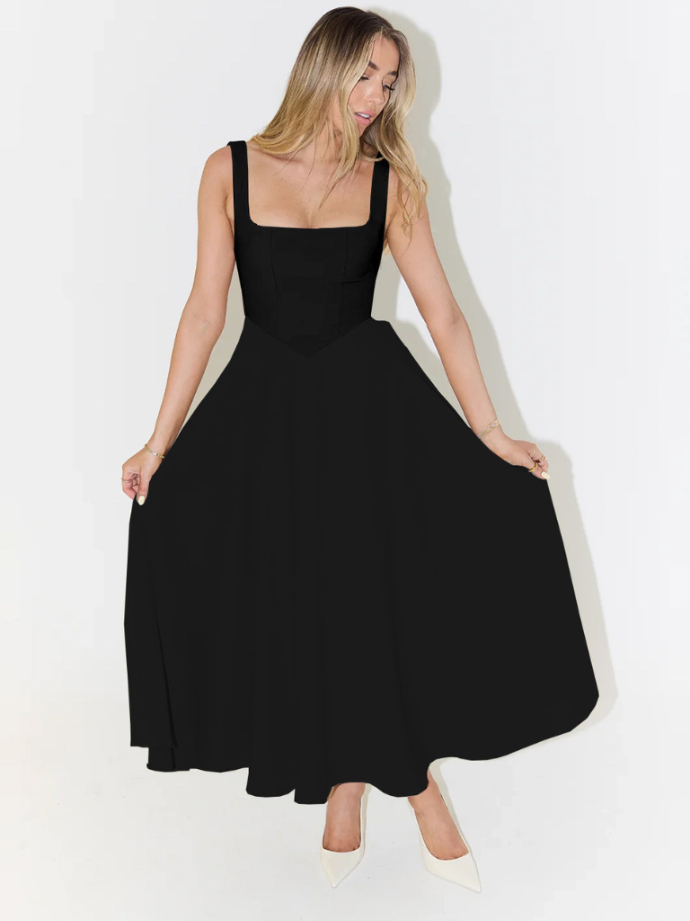 Sendim da Serra – Vestido com Decote Ombro a Ombro
