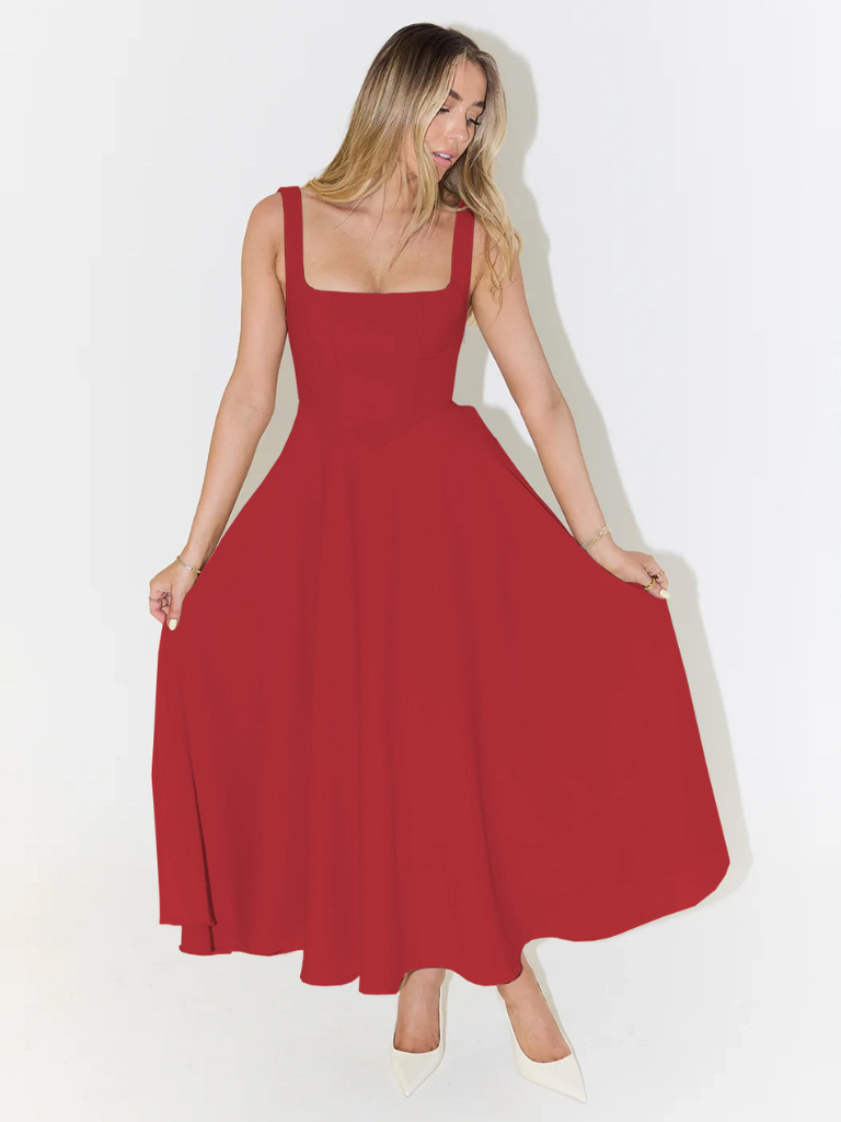 Sendim da Serra – Vestido com Decote Ombro a Ombro