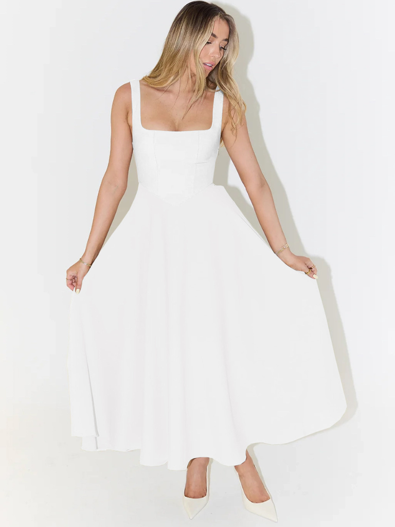 Sendim da Serra – Vestido com Decote Ombro a Ombro