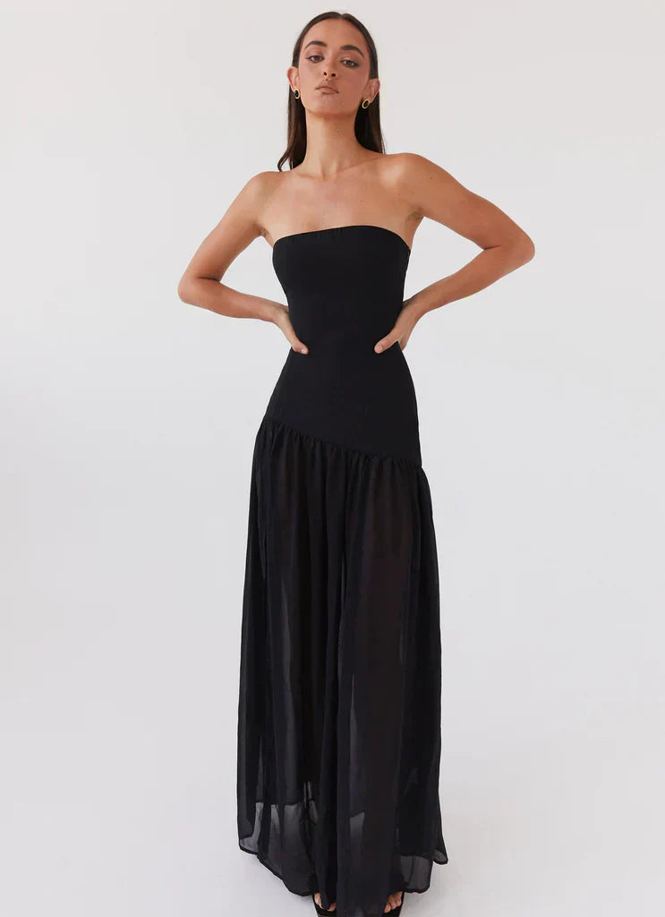 Loures – Vestido Maxi sem Alças