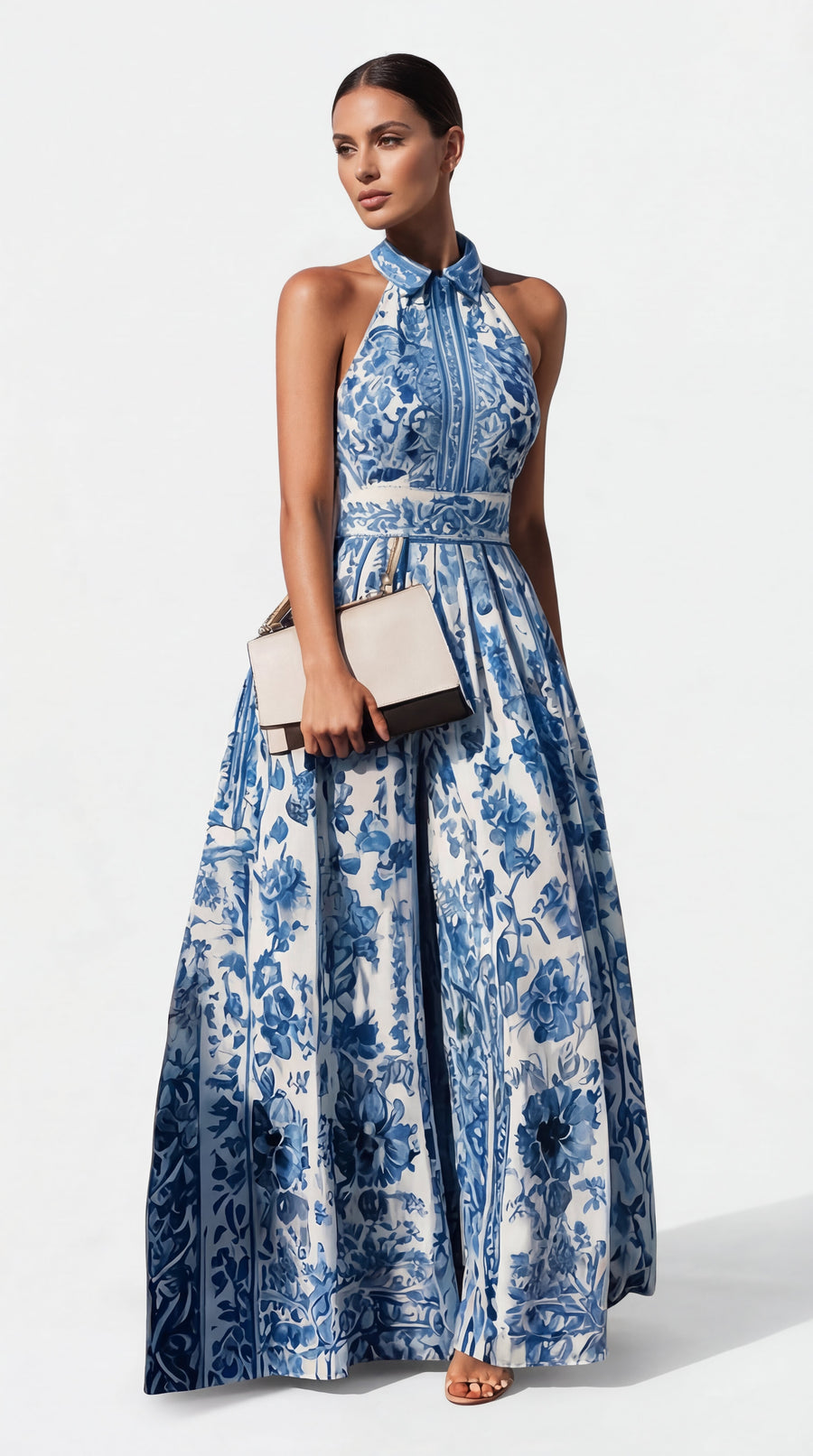Vista Alegre – Vestido Floral Porcelana