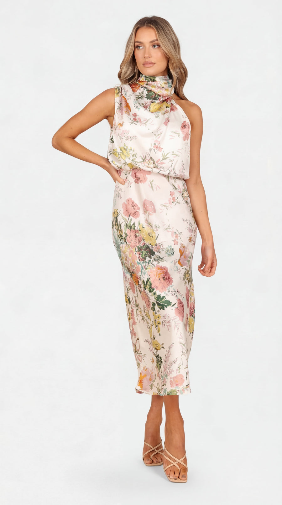 Favaios – Vestido Maxi Floral Halter