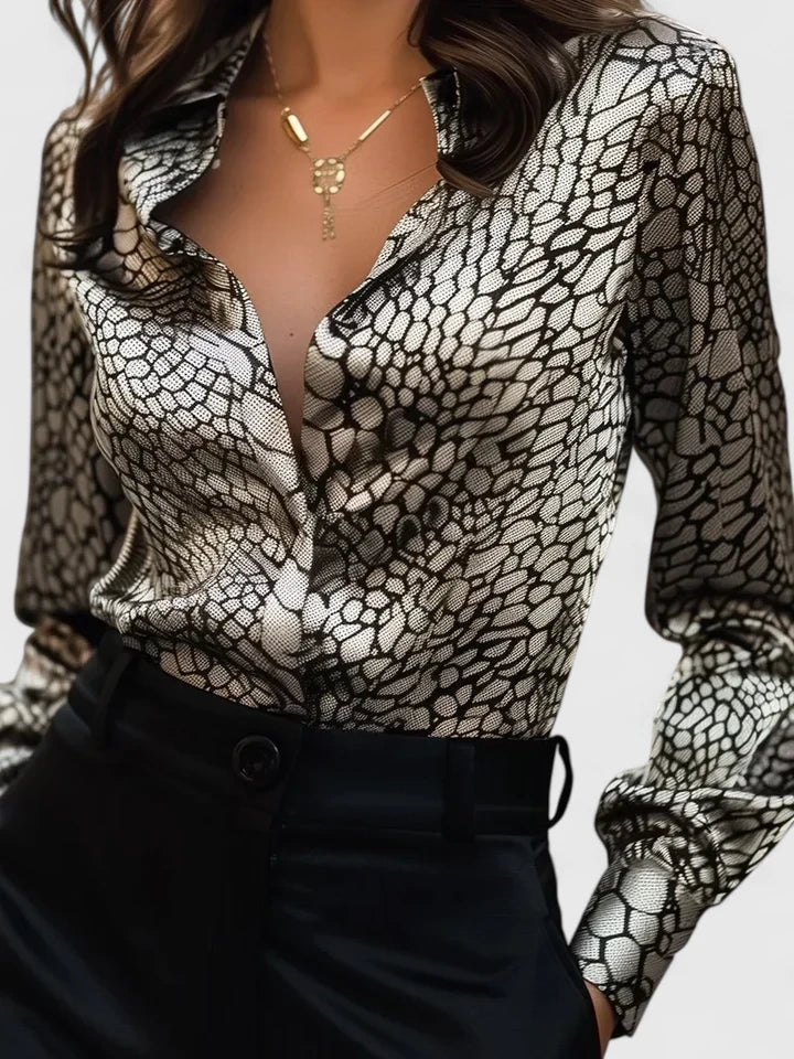 Póvoa de São Miguel – Blusa com Padrão de Serpente