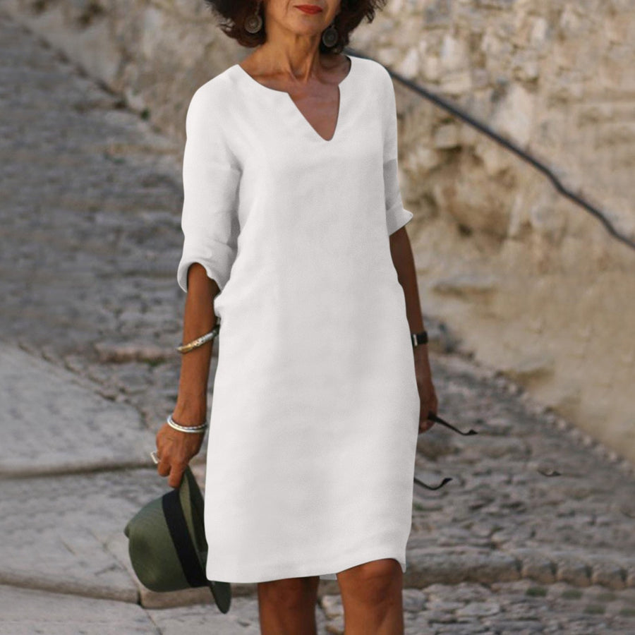 Vilarinho de São Romão – Vestido de Linho Natural