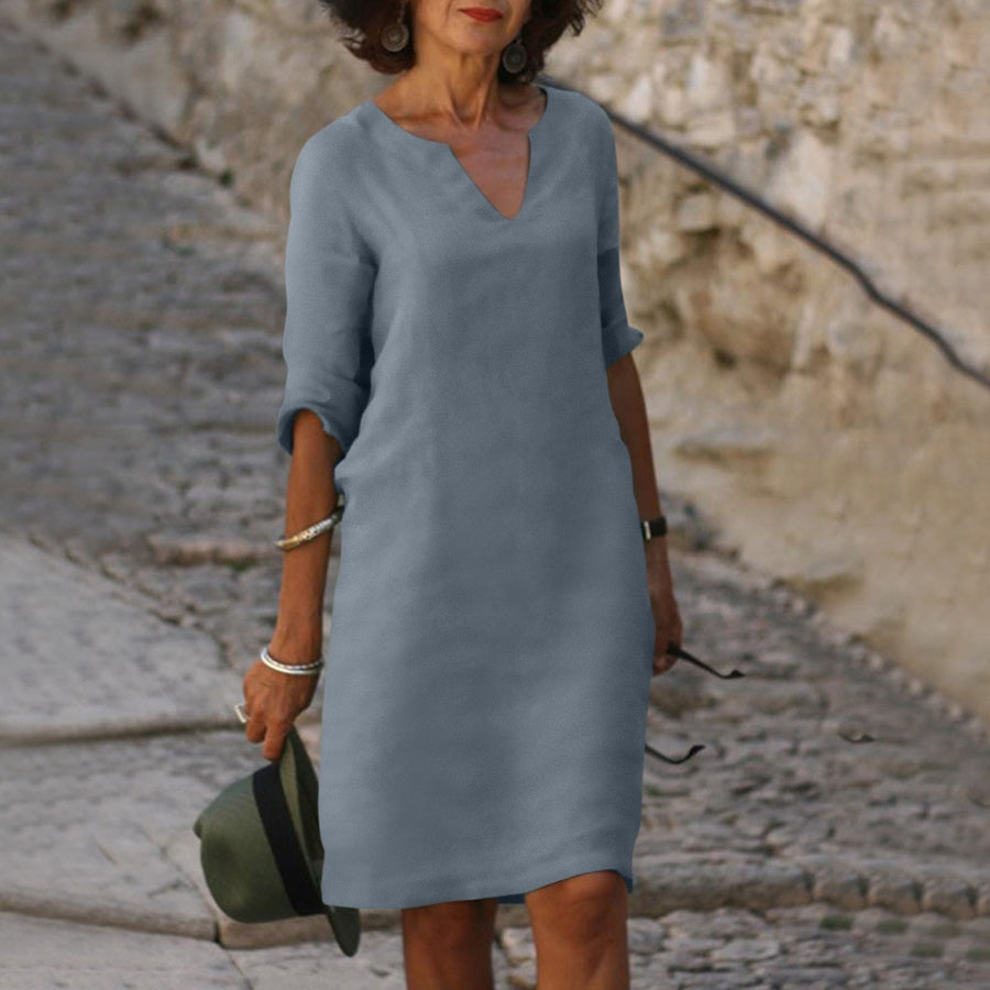 Vilarinho de São Romão – Vestido de Linho Natural
