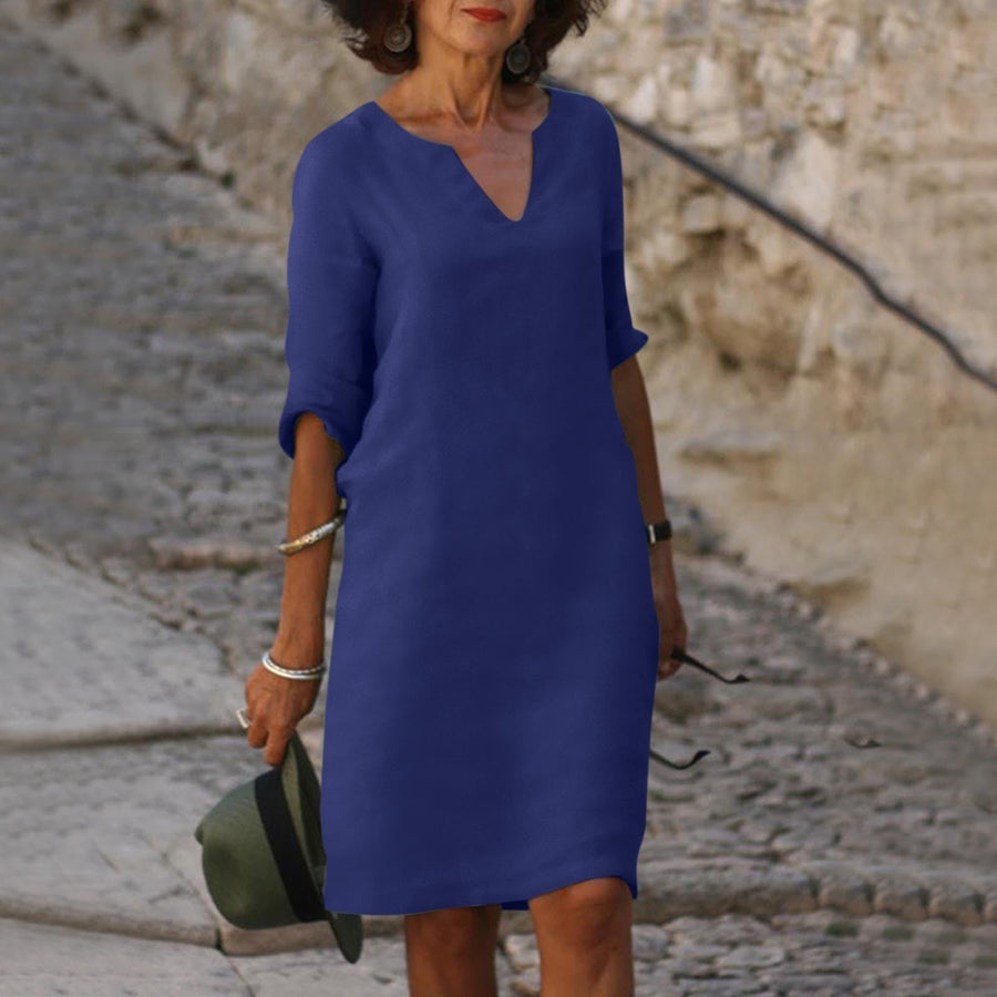 Vilarinho de São Romão – Vestido de Linho Natural