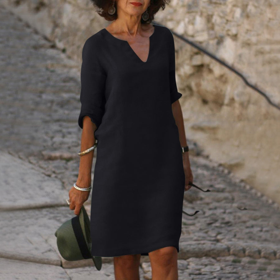 Vilarinho de São Romão – Vestido de Linho Natural