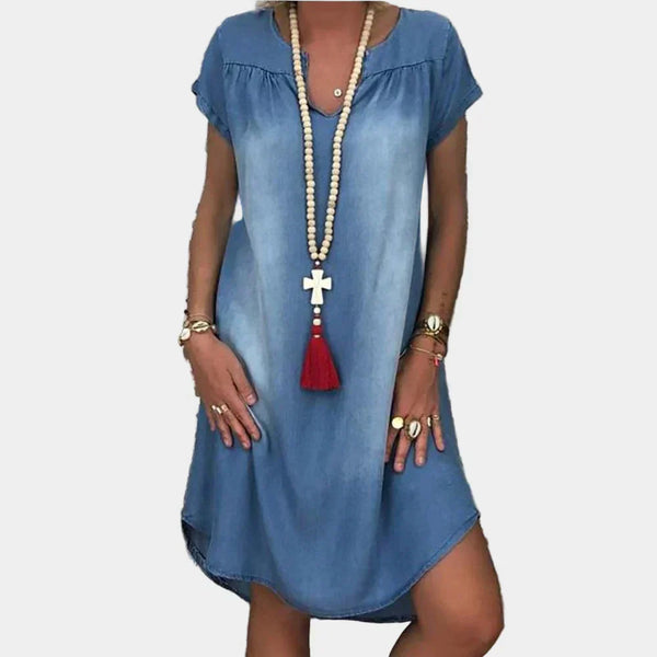 Estarreja – Vestido Curto de Ganga