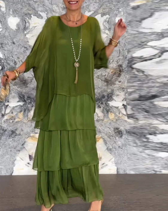 Safara – Vestido Longo de Corte Cuidado