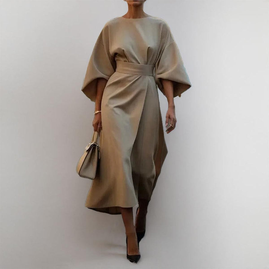 Ferreira do Zêzere – Vestido Maxi com Mangas Morcego