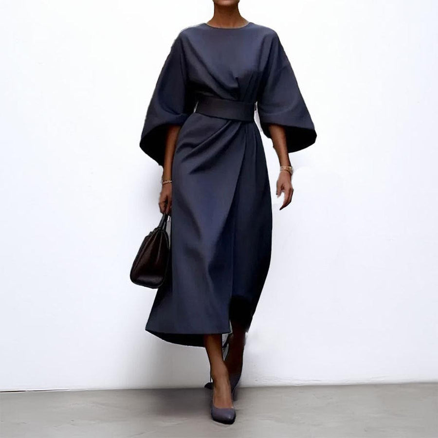 Ferreira do Zêzere – Vestido Maxi com Mangas Morcego