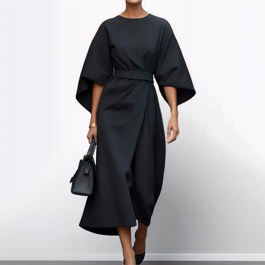 Ferreira do Zêzere – Vestido Maxi com Mangas Morcego